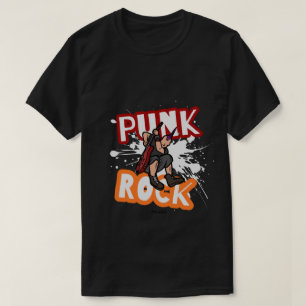 Punk Rock Guitarist Music Grunge Graphic T-Shirt