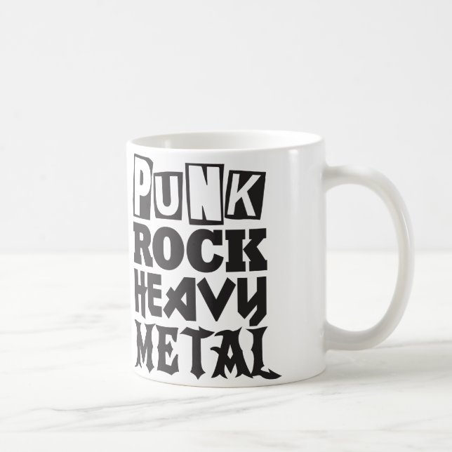 Punk Rock Heavy Metal Mug (Right)