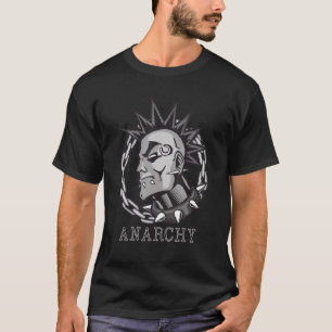 Punk Rock Mohawk Punker Man ANARCHY T-Shirt