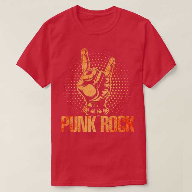Punk Rock Music8 T-Shirt (Design Front)