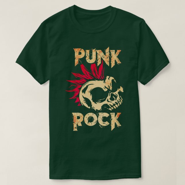 Punk Rock Music 7 T-Shirt (Design Front)
