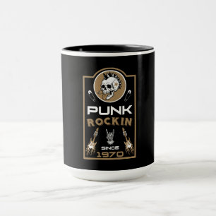 Punk Rock Music Nostalgia Since 1970 Mug