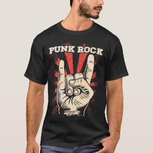 Punk Rock Music Retro Punkrock  7 T-Shirt