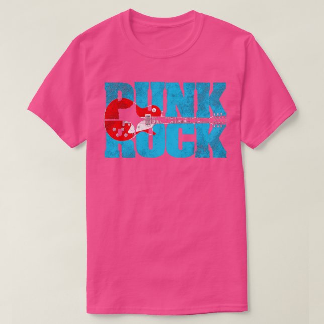 Punk Rock Music T-Shirt (Design Front)