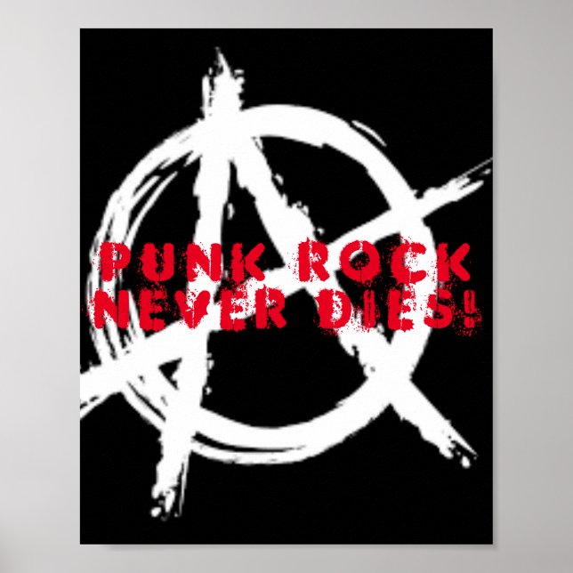 Punk Rock Never Dies Poster (Front)