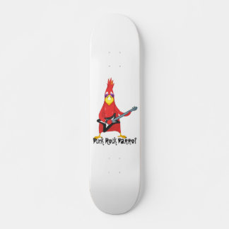 PUNK ROCK PARROT SKATEBOARD DECK
