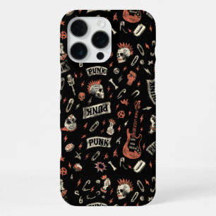 Punk Rock Pattern – Bold & Rebellious iPhone 16 Pro Max Case