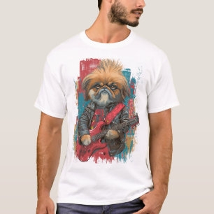 Punk Rock Pekingese ï¿½ Rebel Dog T-Shirt