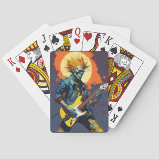 Punk rock playing cards