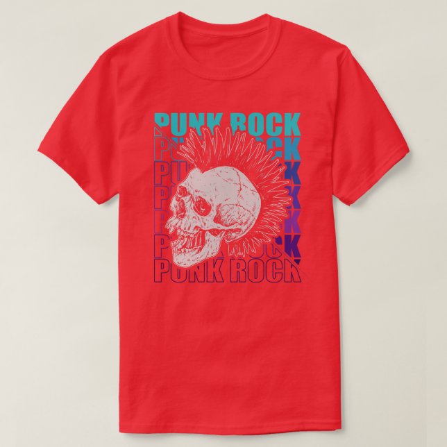 Punk Rock Pogo Anarchy Punks Punk Rockers Punk 2 T-Shirt (Design Front)