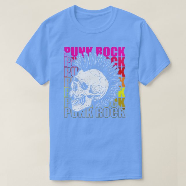 Punk Rock Pogo Anarchy Punks Punk Rockers Punk 7 T-Shirt (Design Front)