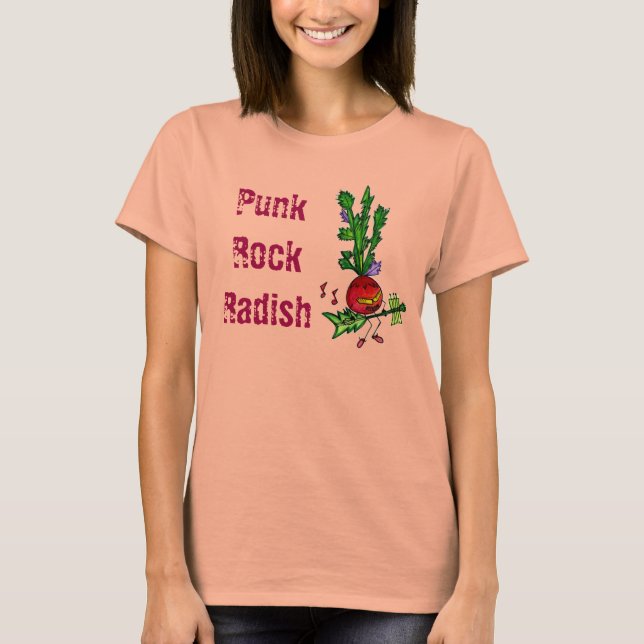 Punk Rock Radish, burnout tee (Front)