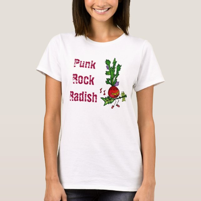 Punk Rock Radish, burnout tee (Front)