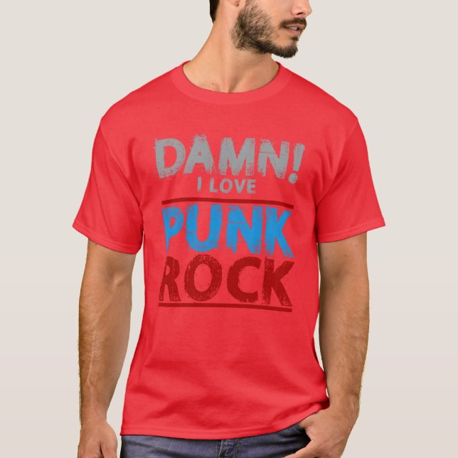 Punk Rock retro T-Shirt (Front)