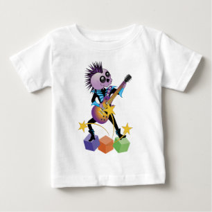 Punk Rock Skull Baby T-Shirt
