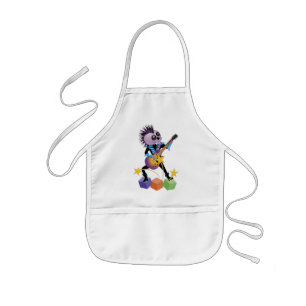 Punk Rock Skull Kids Apron