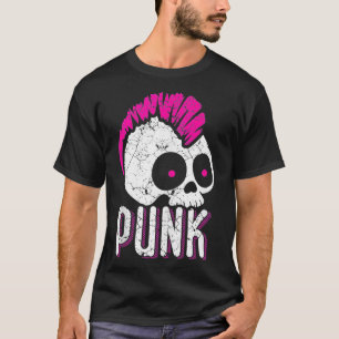 Punk Rock Skull Skeleton Rocker Fans Gift T-Shirt