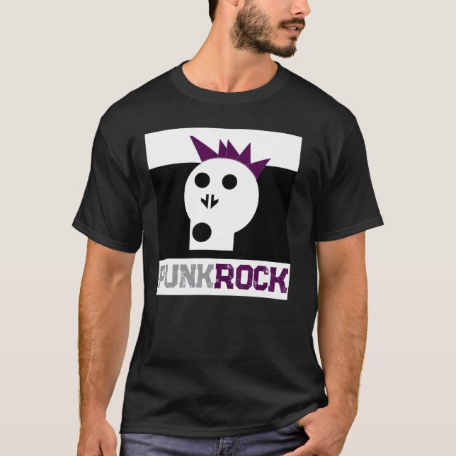 Punk Rock Skullnskin Graphics Tee (Front)