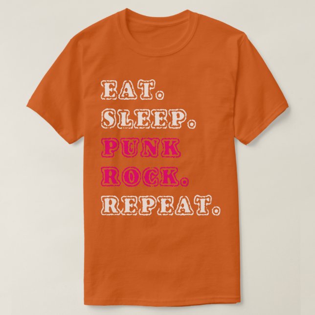 Punk Rock T-Shirt (Design Front)