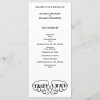 Punk Rock Tattoo Hands True Love Minimalist