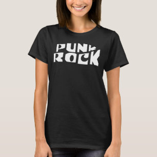 Punk Rock Typography Banner T-Shirt