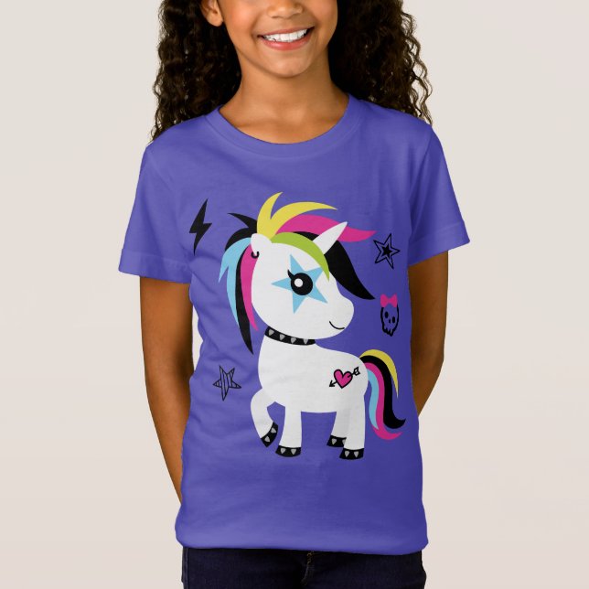 Punk Rock Unicorn T-Shirt (Front)