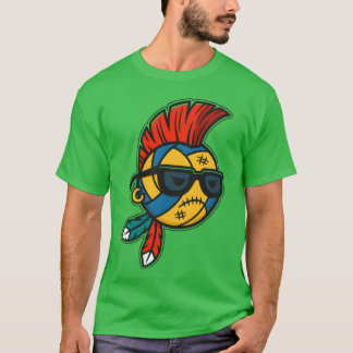 Punk Rock Volleyball Style gift T-Shirt