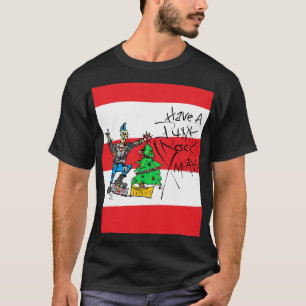 PUNK ROCK XMAS w/ Stripes Tshirt