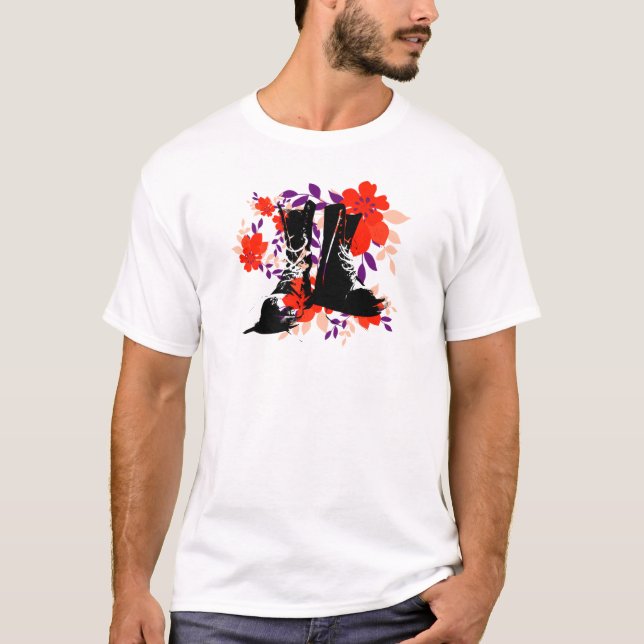 Punk Rocker Boots - streetstyle T-Shirt (Front)