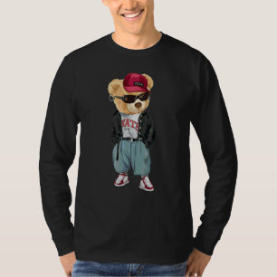 Punk Rocker Rapper Popster Punker Teddy Bear Rap H T-Shirt