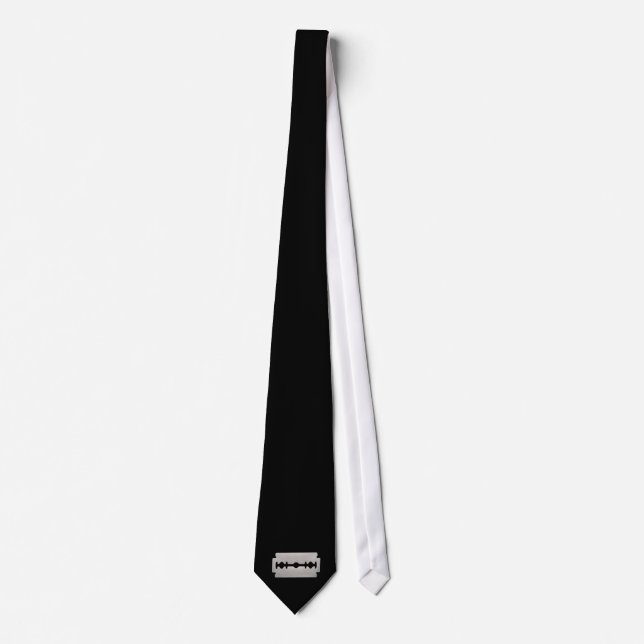 PUNK ROCKER RAZOR BLADE TIE (Front)