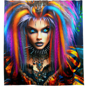 Punk Rocker Shower Curtain