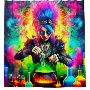 Punk Rocker Shower Curtain