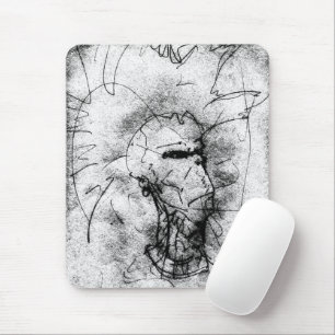 Punk Rocker with Mohawk Mouse Pad