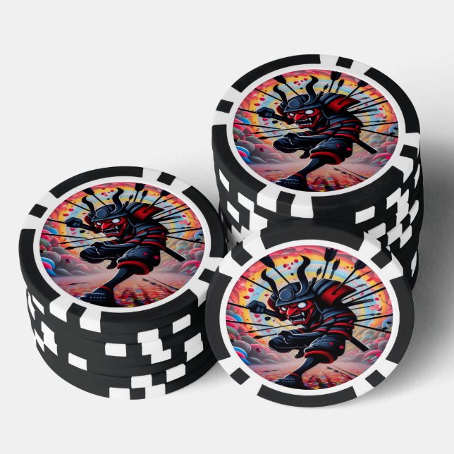 Punk Samurai Poker Chips (Stack)