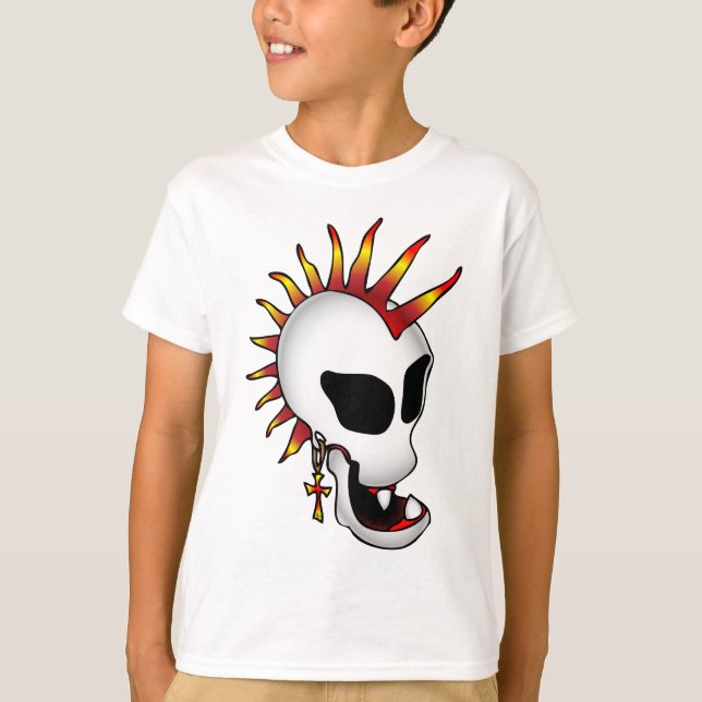 PUNK SKULL-1 T-Shirt (Front)