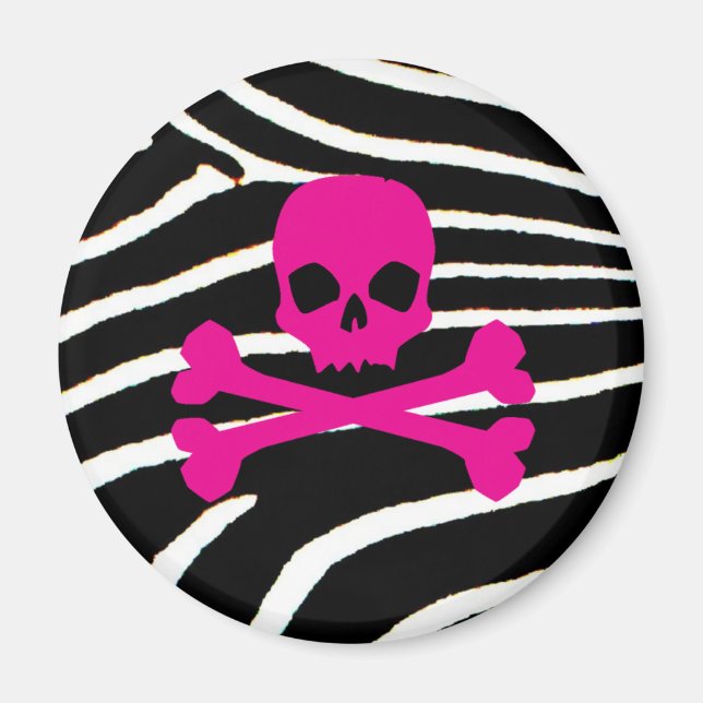 Punk Skull Magnet (Front)