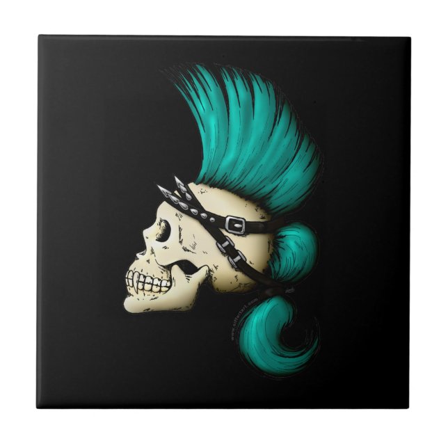 Punk Skull Tile (Front)