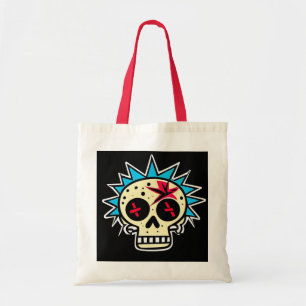 'PUNK SKULL'  TOTE BAG