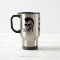 Punk Skull Vibes. Cool Skull with Sunglasses Desi