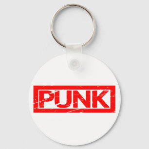 Punk Stamp Key Ring