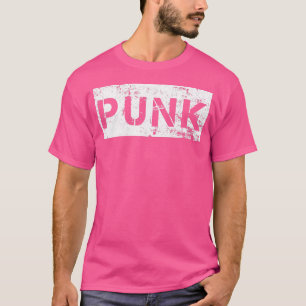 Punk Vintage Rock Style Simple Distressed Art T-Shirt