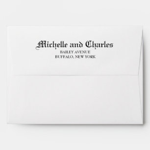 Punk Wedding Envelope