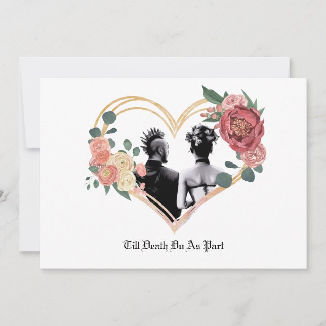 Punk Wedding  Invitation (Front)