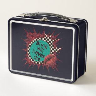 Punk Will Never Die Metal Lunchbox