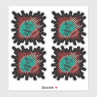 Punk Will Never Die Sticker Sheet