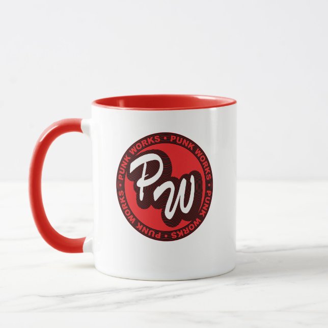Punk Works logo Mug (Left)