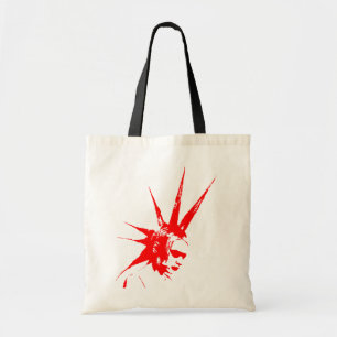 punkgirl red tote bag