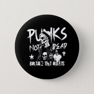 Punks Not Dead 6 Cm Round Badge