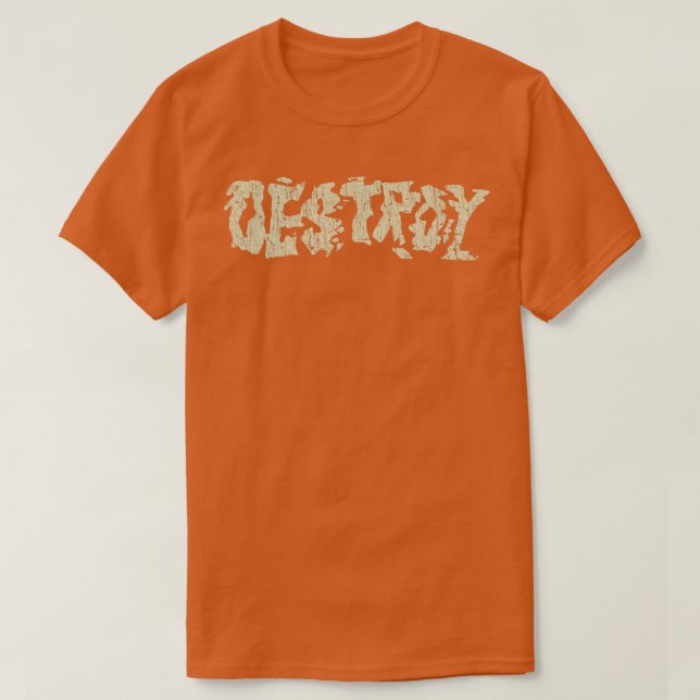 Punks Not Dead Destroy Classic Punk 1977  T-Shirt (Design Front)